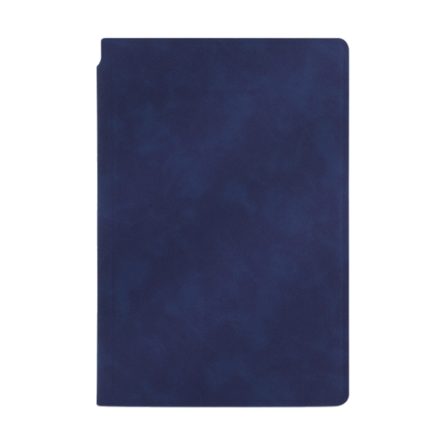Dark Blue A4 PU Leather Whiteboard Notebook with 3-Color Pens, Eraser & Cloth - Reusable Eco-Friendly Desktop Memo Pad & Handheld Writing Tablet - Image 1