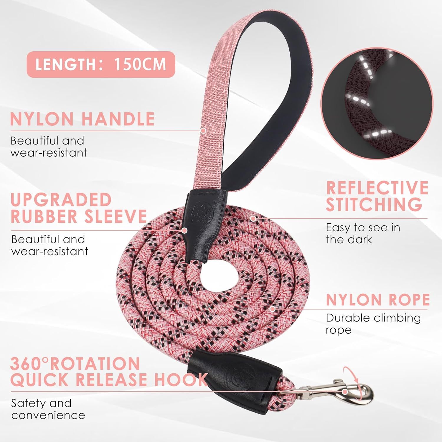 S Size Orange Waterproof Reflective Saddle-Style Dog Harness & 1.5M Leash Set - Breathable Anti-Choke Escape-Proof Step-In Walking Gear - Image 4
