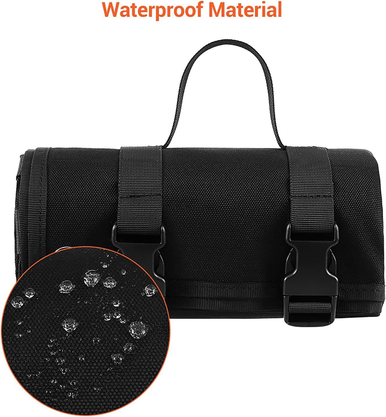 200x75CM Green Outdoor Tactical Roll-Up Shooting Mat - MOLLE Webbing & Stake Down Eyelets - Portable Waterproof Ground Pad for Field Training, Camping & Picnic - Image 3