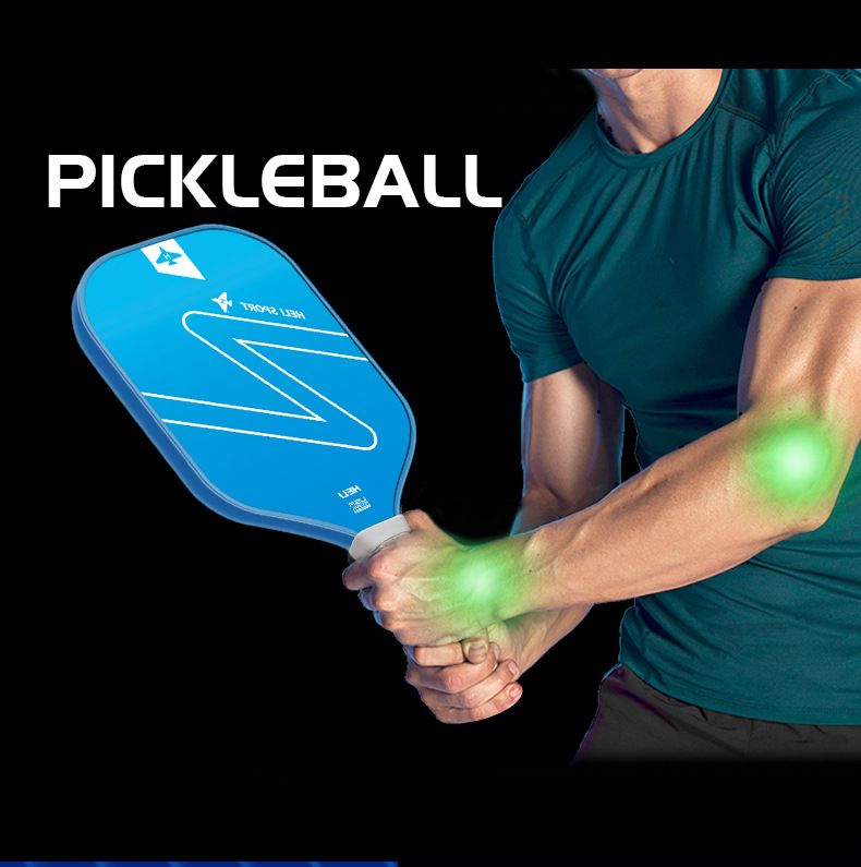 Gradient Orange Fiberglass Pickleball Paddle Set - USAPA High-Rebound Dual Rackets (TPU Edge), 4 Outdoor Balls & Triangle Carry Case for Outdoor Play - Image 2