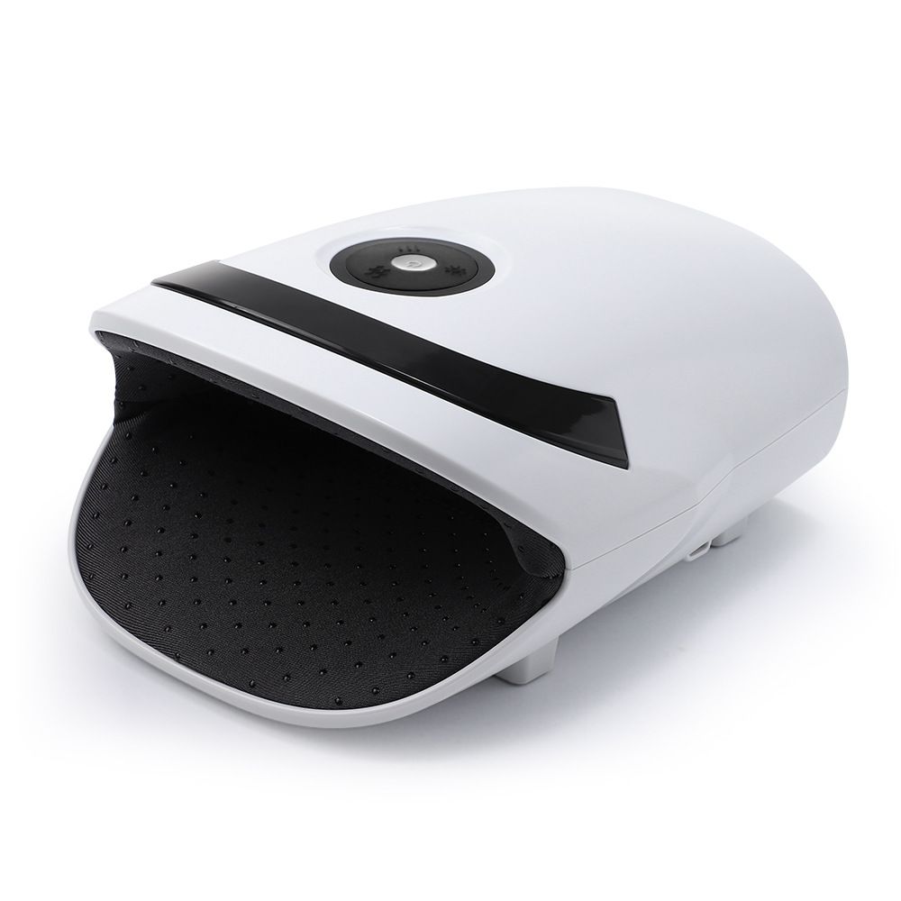 White Portable Electric Hand Massager - USB-C Rechargeable, Airbag Compression, Graphene 42℃ Constant Heating & 5 Levels Intensity for Everyday Use and Arthritis Carpal Tunnel Relief - Image 1
