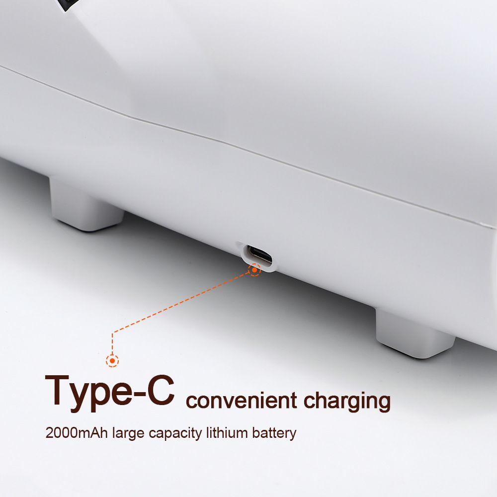 White Portable Electric Hand Massager - USB-C Rechargeable, Airbag Compression, Graphene 42℃ Constant Heating & 5 Levels Intensity for Everyday Use and Arthritis Carpal Tunnel Relief - Image 7