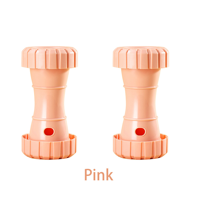 2 Pack（Pink）: Cat and Dog Treat Dispenser Toy – Interactive, Durable, Bite-Resistant Slow-Feeder, Dumbbell and Tire-Shaped Pet Toy - Image 1