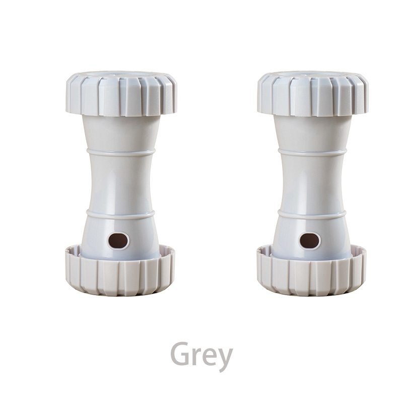 2 Pack（Grey）: Cat and Dog Treat Dispenser Toy – Interactive, Durable, Bite-Resistant Slow-Feeder, Dumbbell and Tire-Shaped Pet Toy - Image 1