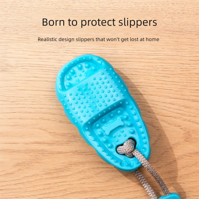 Perple Slipper-Style Dog Toy — Suction Cup Design: Durable, Chew-Resistant Teether for Mental Stimulation, Independent Play, and Energy Expenditure — Pet Dog Chewing Toy - Image 3