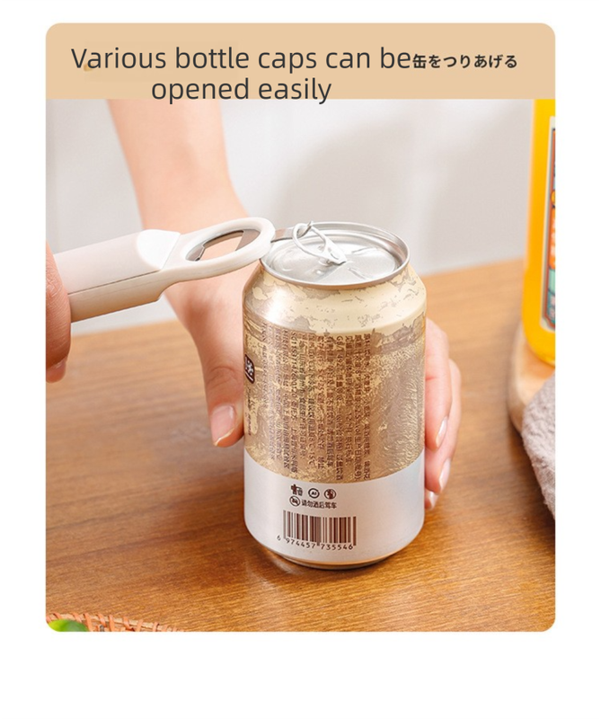 Black Multi-Functional Adjustable Can and Bottle Opener - Heavy Duty Jar Opener for Seniors, Women, and Weak Hands - Easy Grip Kitchen Gadget for Jars, Bottles, and Cans - Image 8