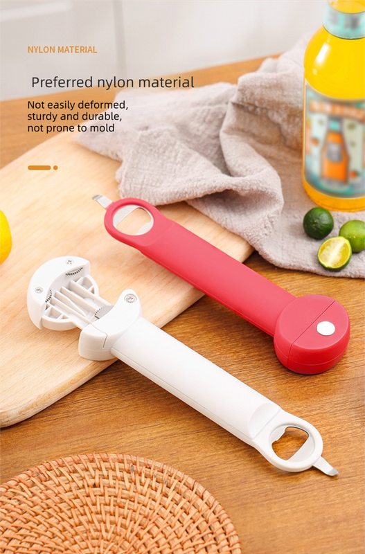 Blue Multi-Functional Adjustable Can and Bottle Opener - Heavy Duty Jar Opener for Seniors, Women, and Weak Hands - Easy Grip Kitchen Gadget for Jars, Bottles, and Cans - Image 2