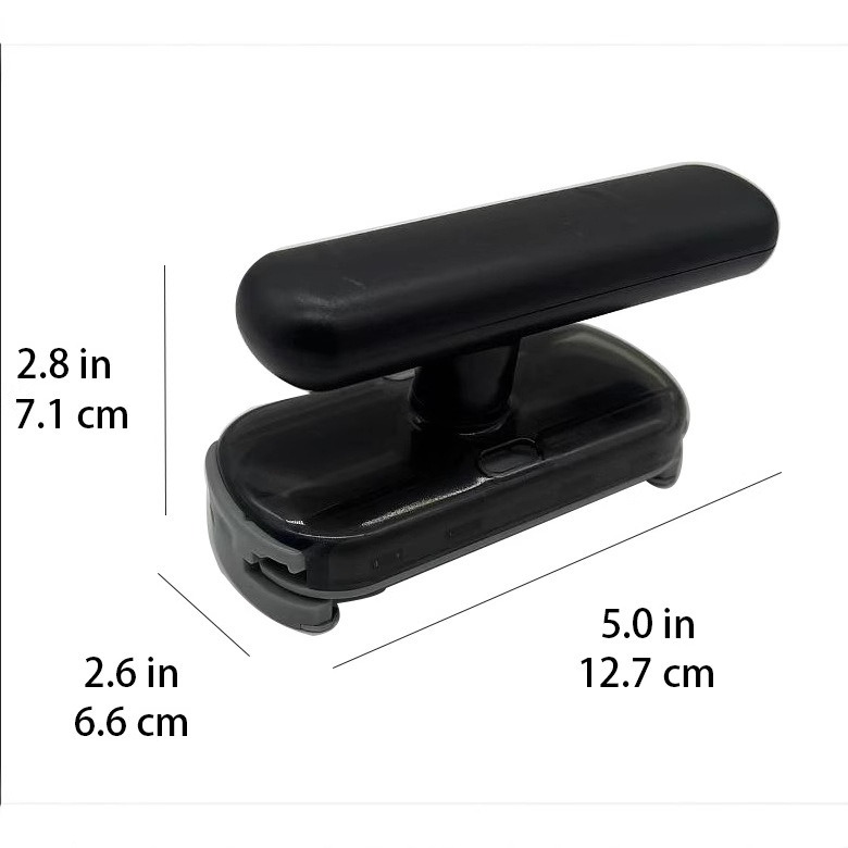 2 pack Black Creative Multi-Functional ABS Can and Bottle Opener - Non-Slip, Effort-Saving Jar Lid Opener for Home Kitchen Use - Image 5