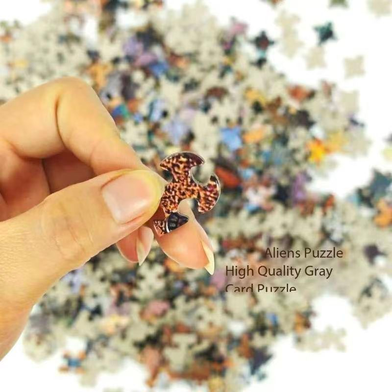 2 PCS 1000 Piece Jigsaw Puzzle for Adults - Animal & Landscape Art Design, Stress Relief Brain Game - Premium Quality Paper Puzzle for Teens Adults Ages 14+ 【home+lake】 - Image 4