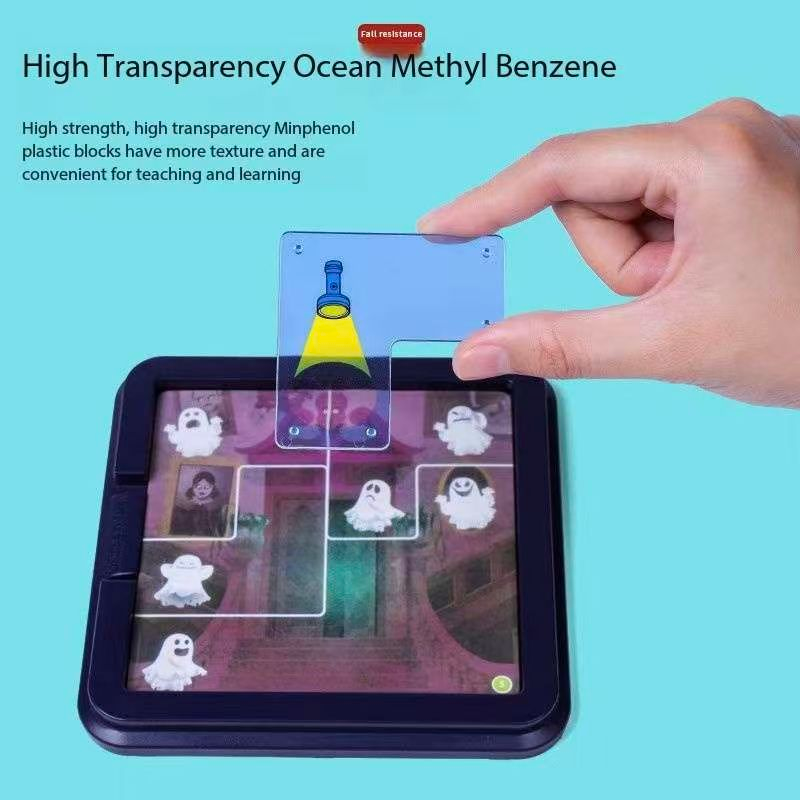 Ghost Catcher Puzzle Game 60 Challenges Logic Brain Teaser Parent-Child Interactive Board Game Concentration Training Plastic Material 4+ Years Educational Toy - Image 2
