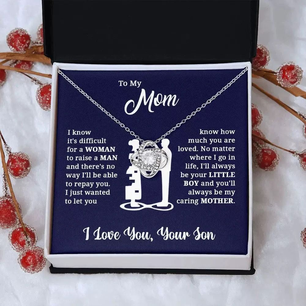 silvery white Necklace Gift Box Set Eternal Star Three-Leaf Clover Necklace - Mother's Day Gift, Comes with Free Gift Box - Mother's Day Jewelry Gift - Image 1