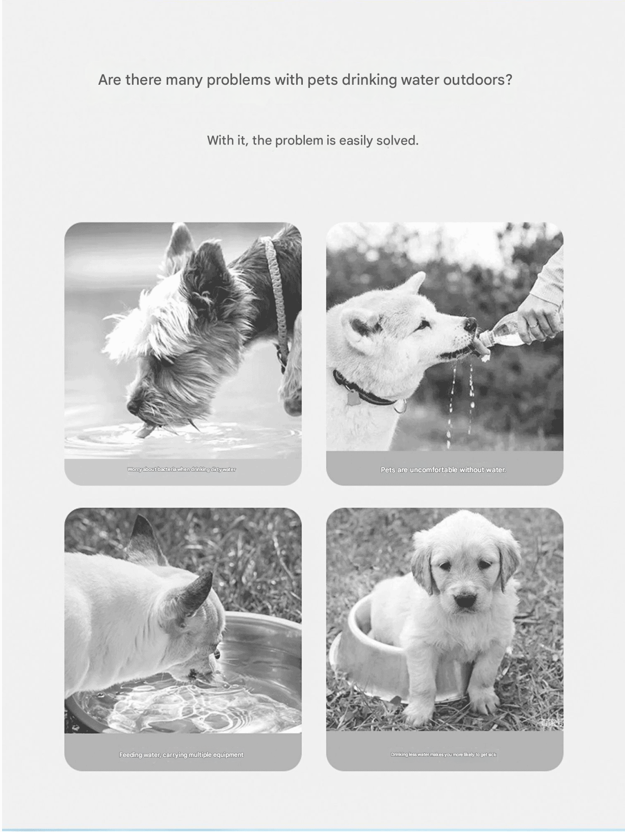 Yellow 650ml Portable Dog Water Bottle  - Leak-Proof Pet Travel Water Dispenser, Cloud-Shaped Drinking Bowl, Twist-to-Dispense Design, BPA-Free HIPS/PET Material for Walking Hiking Travel - Image 3