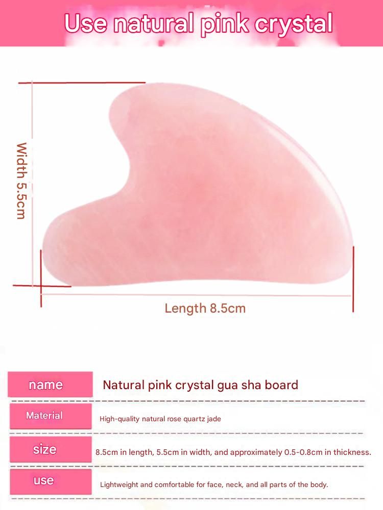 2-piece Green Natural   Gua Sha Facial Tool - Hand-Polished Stone Massage Board for Face and Neck, Cooling Skincare Ritual, Easy Daily Use, Gift Ready - Image 3