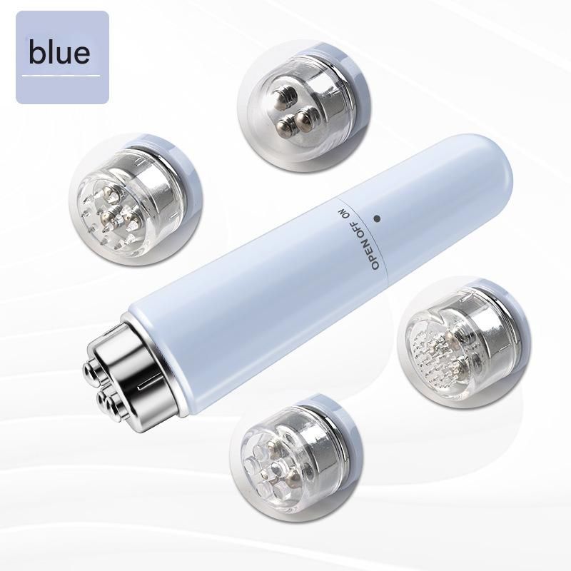 Blue Electric Eye Massager Pen - Vibration Massage Wand for Eye Area, Face, and Neck - Battery Operated Skincare Tool（Batteries not included）, Compact Daily Use, Gift Ready - Image 1