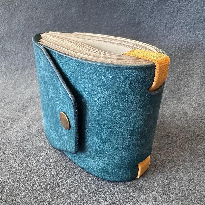 Blue Cash Wrap Wallet - Compact Snap Closure Card and Bill Holder, Slim Design for Quick Access, Lightweight Everyday Carry, Unisex Travel Friendly Accessory - Image 6