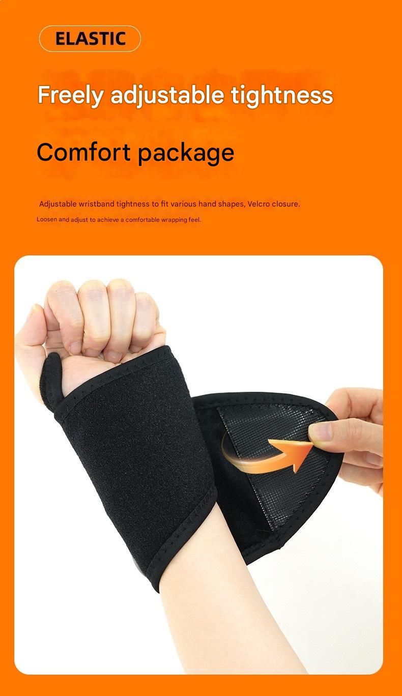 Black 2-piece Electric Heating Wrist Massager with Vibration and Hot Compress - 3 Heat Levels, 3 Vibration Modes, 15 Min Auto Shutoff, Rechargeable - Cordless Wrist Pain Relief Wrap for Office, Sports Recovery, and Daily Care - Image 6