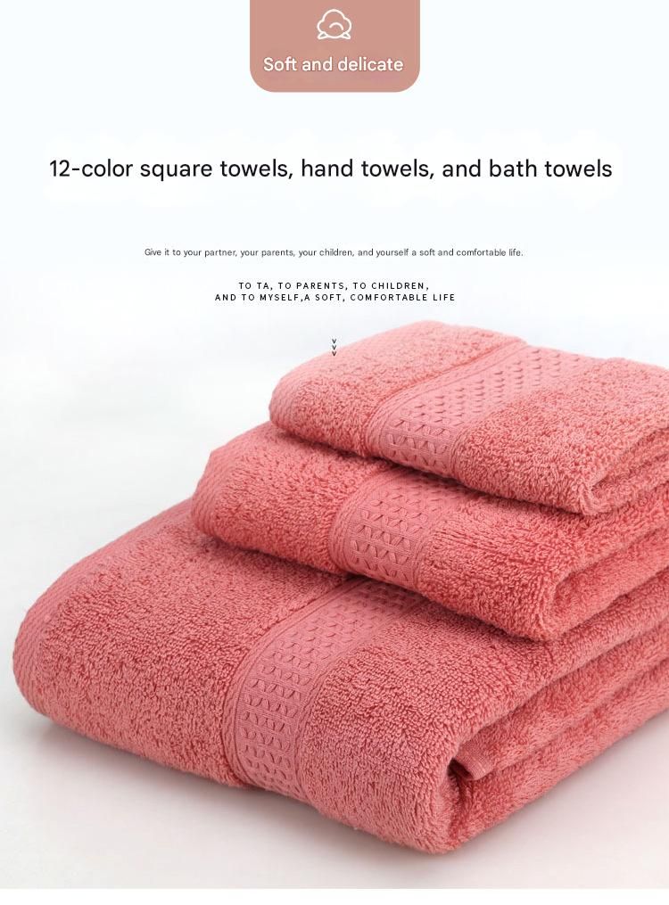 3-Piece Brown Towel Set - Soft Absorbent Bath, Hand & Face Towels with Jacquard Weave, Gift Set for Home, Hotel, or Gifting - Durable, Low-Lint, Machine Washable - Image 2