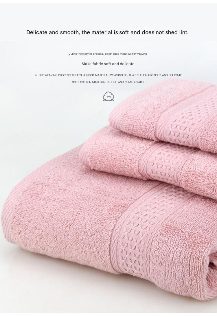 3-Piece Medium Gray Towel Set - Soft Absorbent Bath, Hand & Face Towels with Jacquard Weave, Gift Set for Home, Hotel, or Gifting - Durable, Low-Lint, Machine Washable - Image 6
