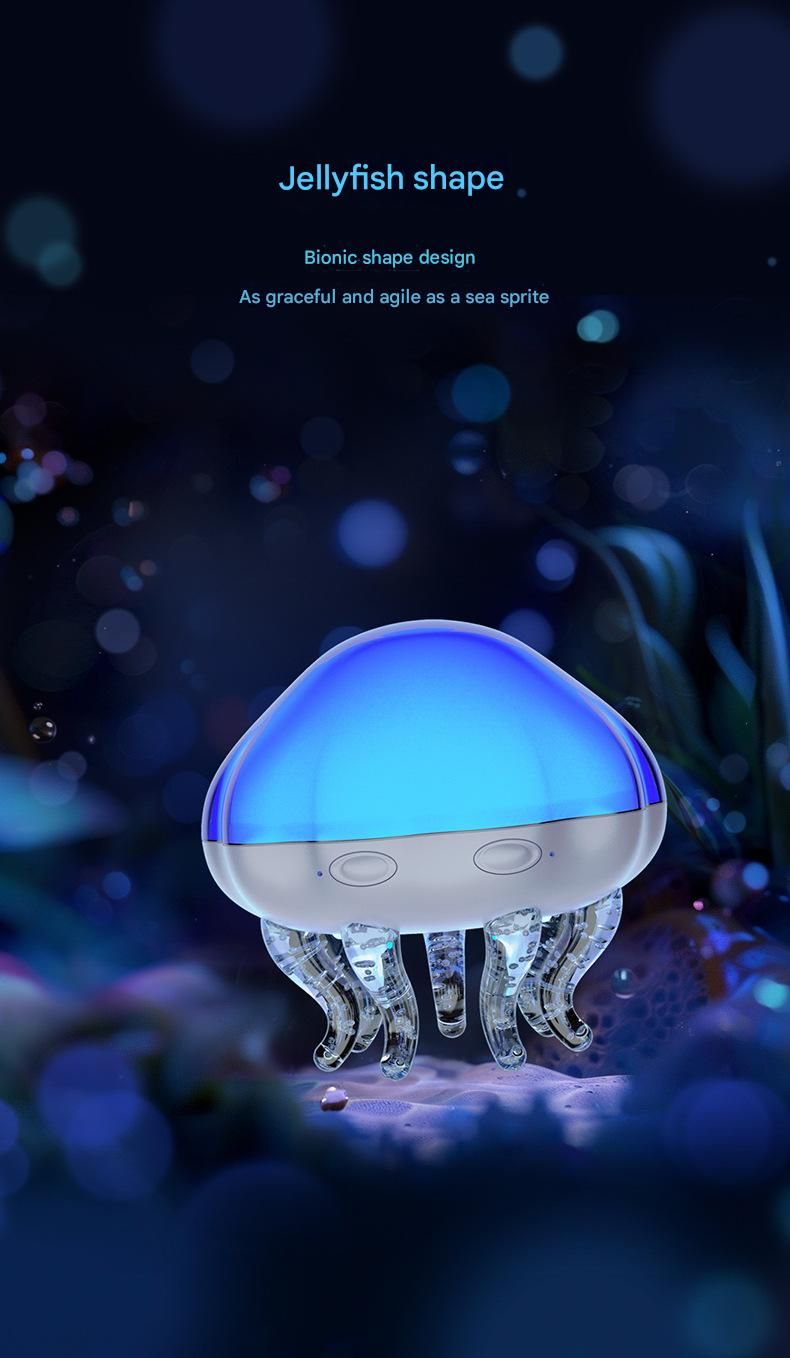 Jellyfish Ocean Wave Projector Night Light - USB Powered , 2 Timer Settings, Dual Mode Projection and Night Light, Romantic Bedroom Decor, Kids Gift - Image 6