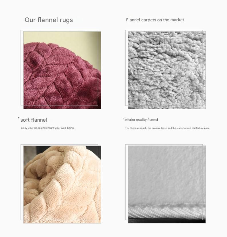 Pink 70*100cm Flannel Fleece Blanket - Quilted Diamond Pattern, Soft & Warm Polyester Throw for Office Nap, Sofa, Travel & Bed Use - Image 6