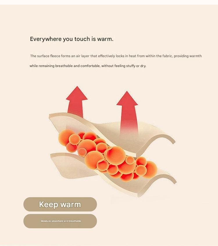 150*200cm Light Coffee Solid Colour Flannel Throw Blanket - Thick Double-Sided Fleece with Ribbed Texture - Soft throw blanket& Lightweight for Sofa, Bed, Office Nap, Air-Conditioned Rooms - Durable, Machine Washable, Non-Shedding - Image 8