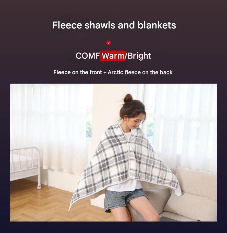 Red and Yellow 80*130cm Japanese-Style shawl blanket Ultra-Soft Blanket - Thick Polyester Throw for Sofa, Bed, Office,  Cozy Nap Blanket for Winter & All Seasons - Image 2