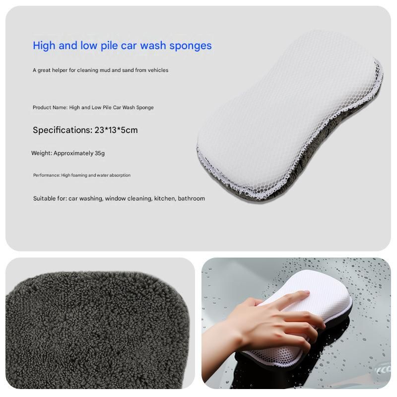 9-Piece Orange Car cleaning kit- Microfibre Wash Mitt, Sponge, Wheel Brush, Waxing Pads & Towels - Complete Auto Detailing Set for Home & Garage Use - Image 7