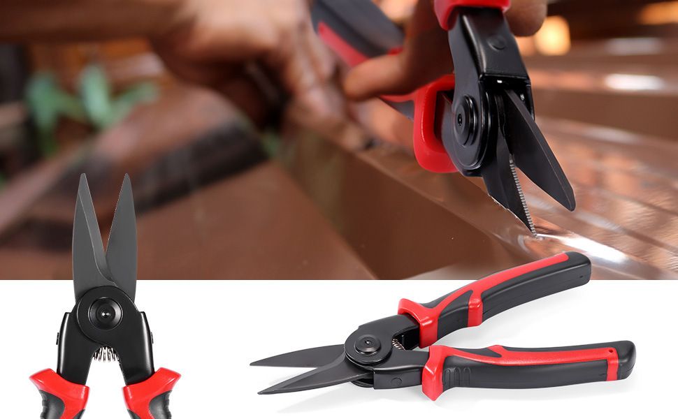Black and Red 5 in 1 Interchangeable Plier Tool Set - High Carbon Steel - Wire Stripper, Crimper, Cutter, Linesman Pliers, Shear - Multi-Purpose for Electricians, DIY, Home Repair, Compact & Durable - Image 7