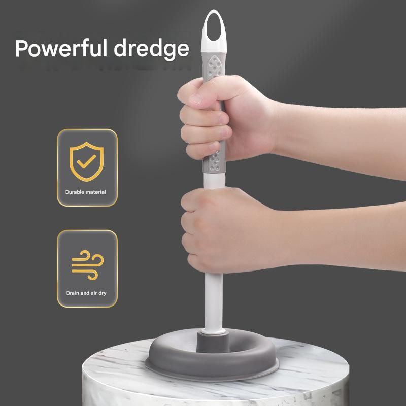 Toilet Cleaning Tool Set - 4 in 1 Bathroom Plunger and Brush Kit with Wall Mount Holder - Image 4