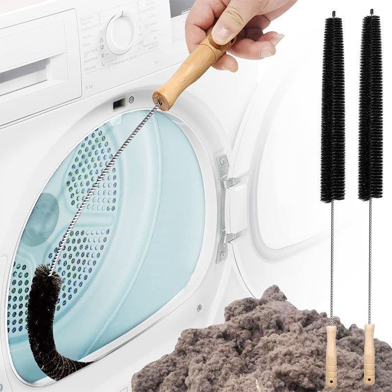 Washing Machine Cleaning Brush Set - 4 Piece Long Handle Pipe Cleaner Kit for Drum Drain and Deep Cleaning - Image 2