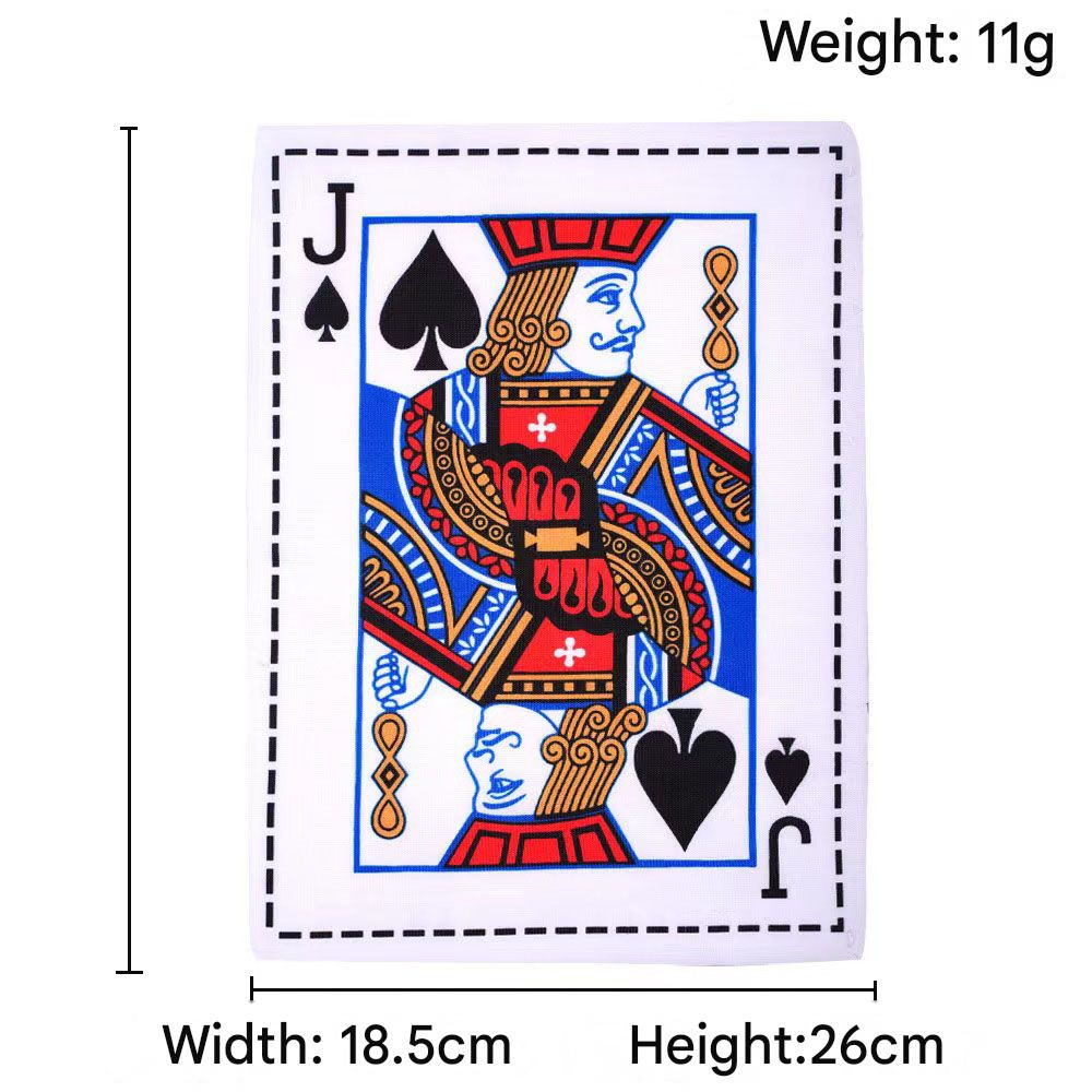 Dog Chew Toy Set - 10 Piece Playing Card Crinkle Sound Toys for Dogs(J) - Image 1