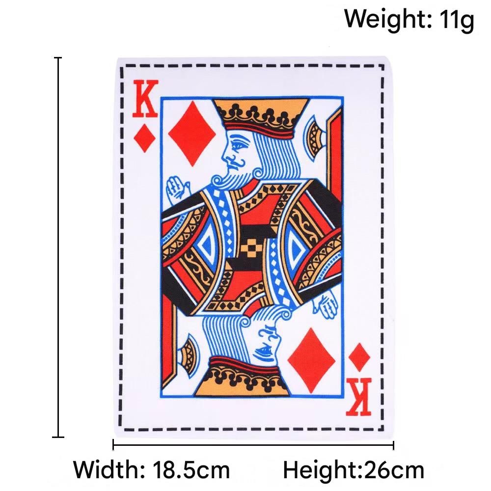 Dog Chew Toy Set - 10 Piece Playing Card Crinkle Sound Toys for Dogs(K) - Image 1