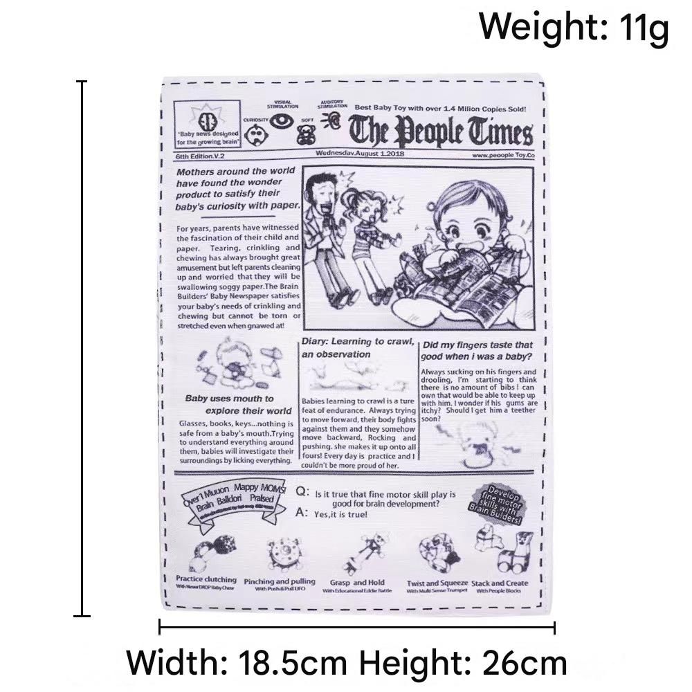 Dog Chew Toy Set - 10 Piece Crinkle Newspaper Sound Toys for Dogs - Image 1