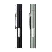 Grey and black Metal Laser Cat Toy Pen Set - 2 Piece USB Rechargeable 3-in-1 Laser Pointer with UV Light and LED Torch in Gift Tin Box - Image 1
