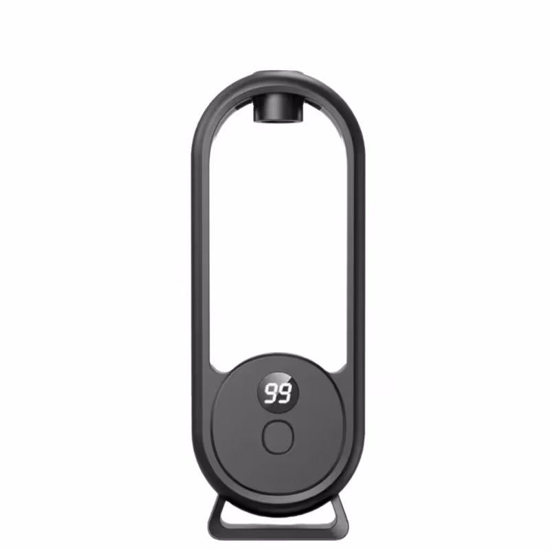 Black Smart Aromatherapy Diffuser - Ultrasonic Mist Air Freshener with LED Light and Wall Mount - Image 1