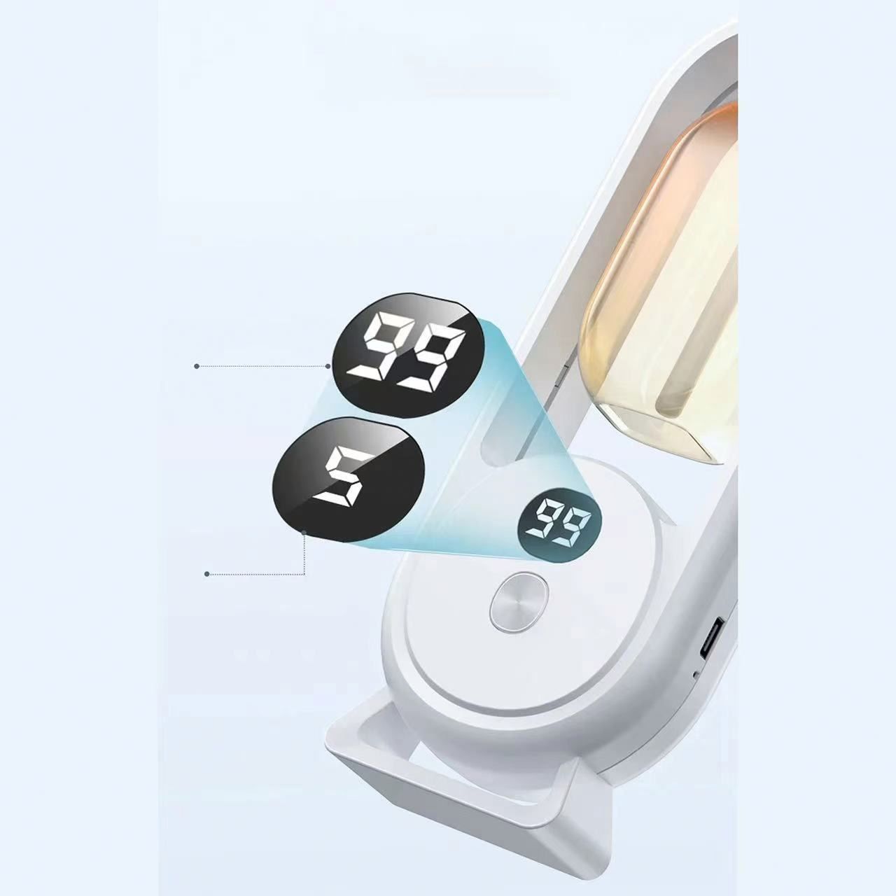Black Smart Aromatherapy Diffuser - Ultrasonic Mist Air Freshener with LED Light and Wall Mount - Image 2