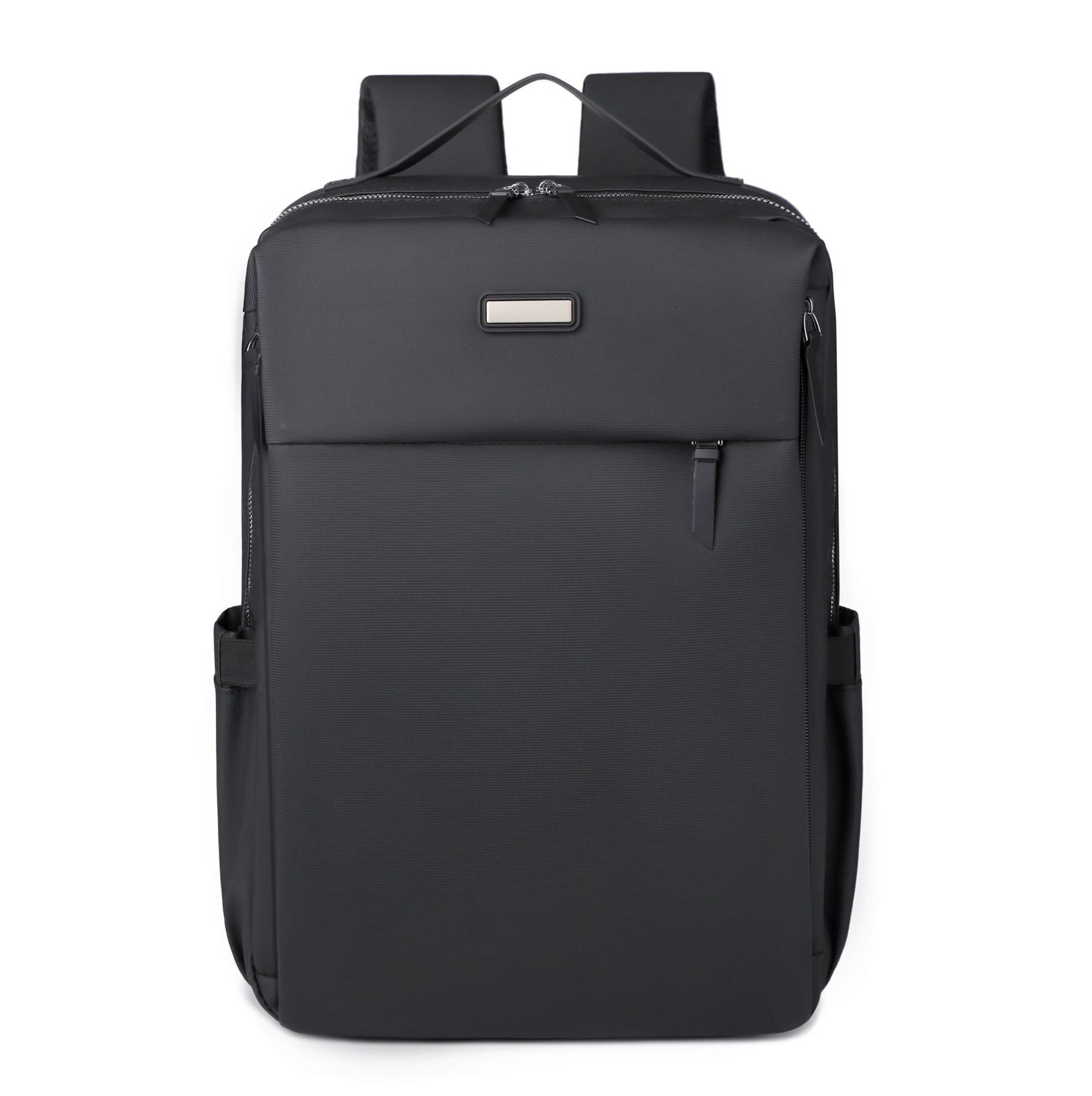 Black Large Capacity Airbag Backpack Multi-Compartment Laptop Backpack Travel Business Bag - Image 1