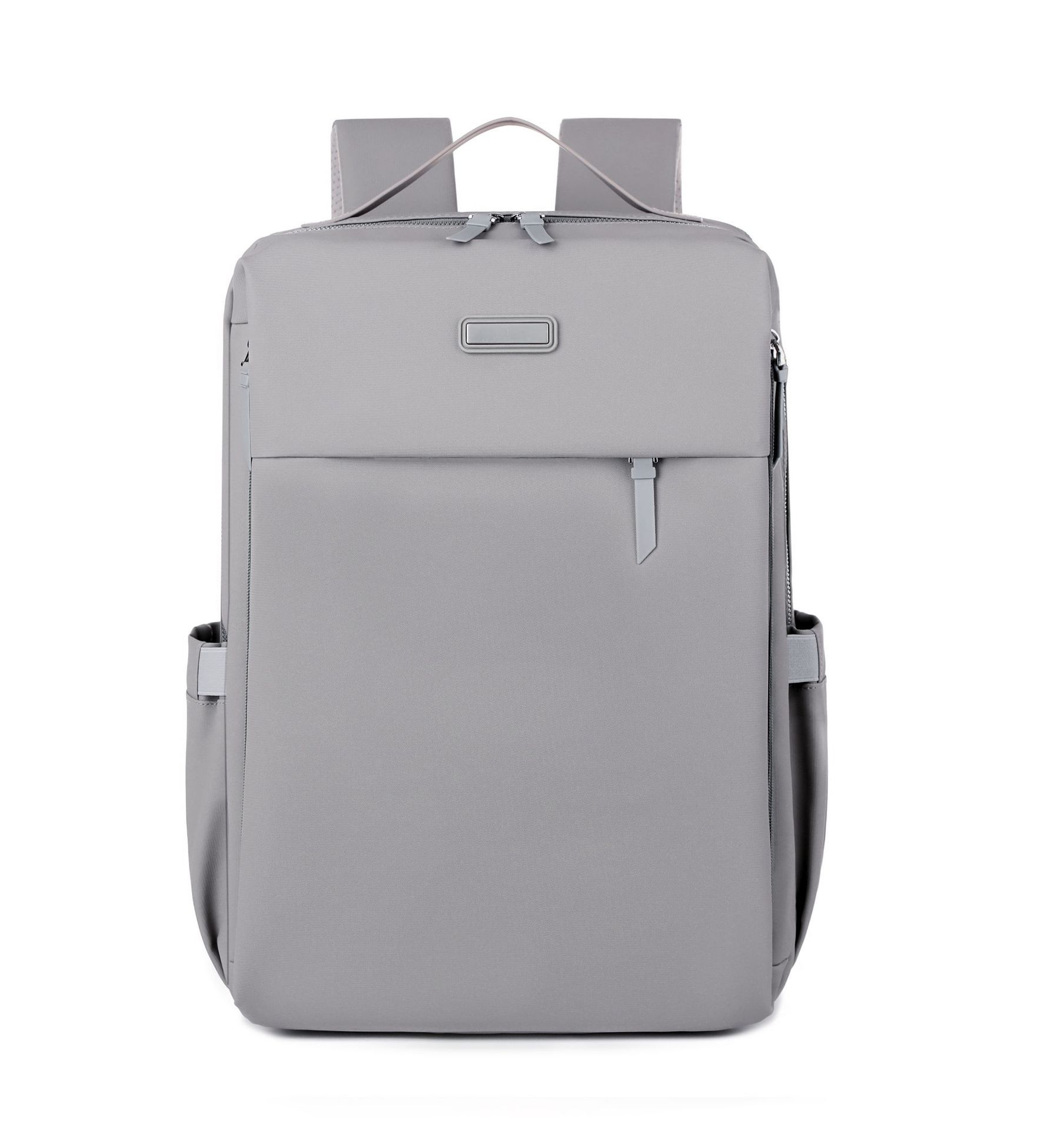 Grey Large Capacity Airbag Backpack Multi-Compartment Laptop Backpack Travel Business Bag - Image 1