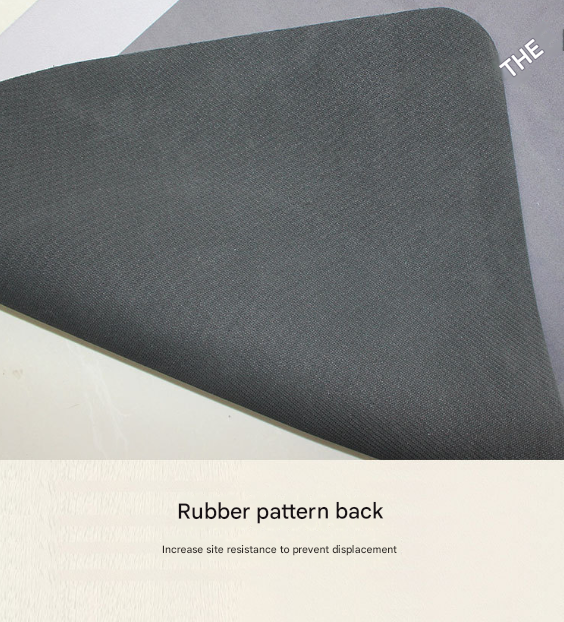 Black Kitchen Countertop Drainage Mat Absorbent Quick Dry Tech Velvet Dish Drying Pad 40x60cm(CD0076-4) - Image 4