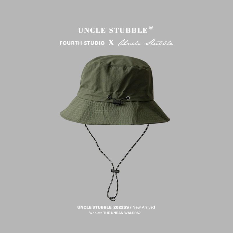 Army green Packable Bucket Hat Unisex Wide Brim Foldable Sun Protection Hiking Travel Cap - Image 1
