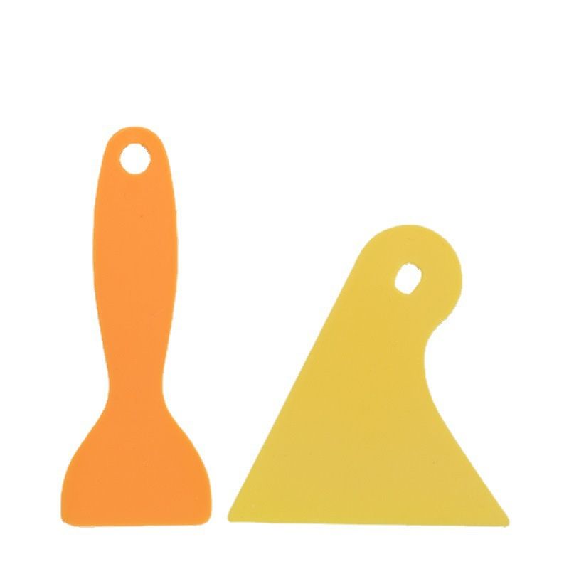 2 Piece Car Vinyl Wrap Squeegee Set - Plastic Application Scrapers for Smooth Film Installation - Image 1