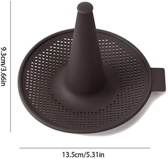 Silicone Donut Baking Mould for Homemade Baking - Heat Range -30℃ to 230℃, Non Stick Pastry Pans with Perforated Base & Cone Centre (6pcs Coffee) - Image 5