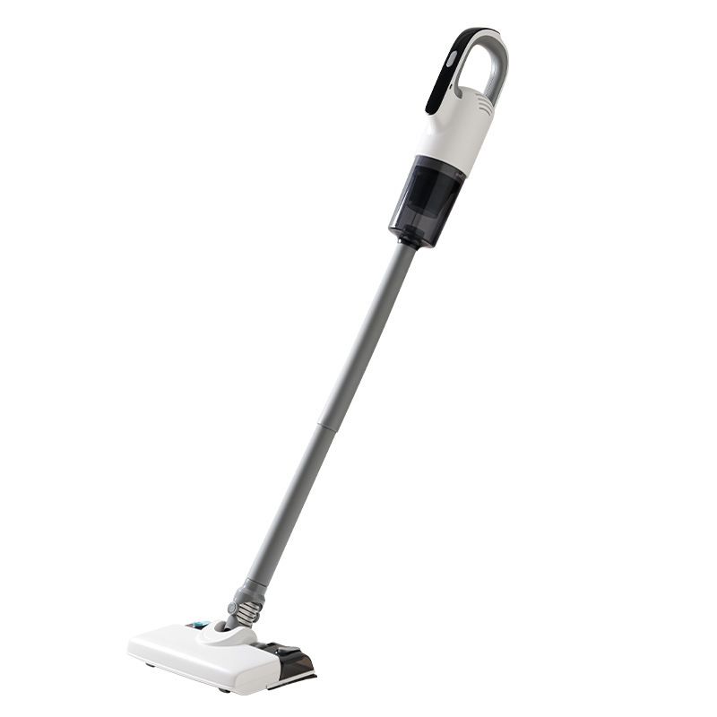 White Wireless Stick Vacuum and Stereoscopic Mop with 2 Filters, Swivel Brush Head and 106cm Handled Pole - One Click Operation, 19KPA Super Suction, 300ML Detachable Water Tank, 600ML Dust Cup for Floor Blind Spot and Wet Dry Dual Use - Image 1