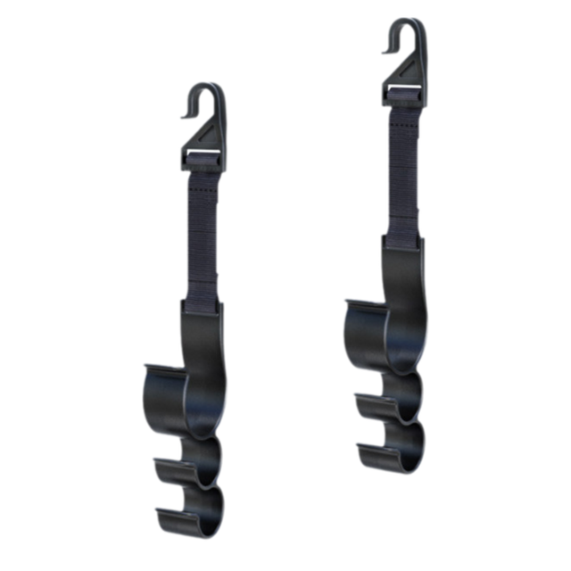 2PCS Multifunctional Car Seat Back Triple Hooks Organizer for Purses Umbrellas and Bags – Heavy Duty 15kg Easy Install Headrest Hangers for Car Interior Storage - Image 1