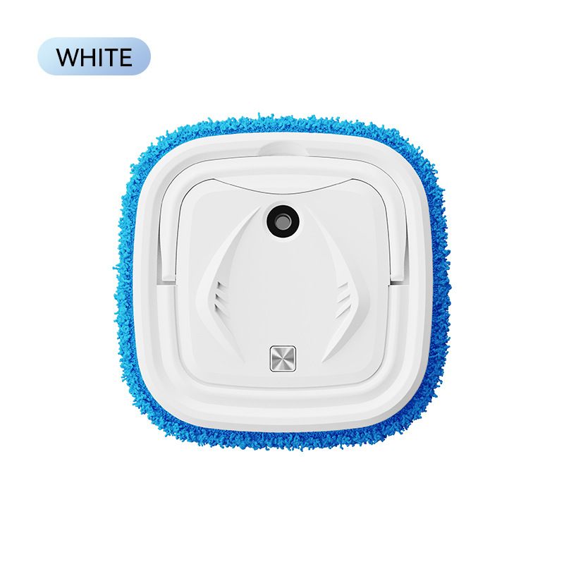 White P6 Smart Robotic Mop and Floor Cleaner for Full Home Cleansing – High Power, Wet & Dry Dual Use, Obstacle Sensing, Spray Humidifier, 2.5H USB Rechargeable Long Battery Life and 8cm Low-Profile Body, Large 25X 25CM Advanced Mopping Pad (EOFY Promotio - Image 1