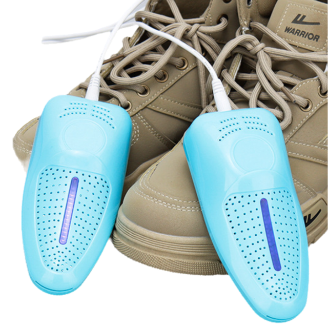 1 Pairs Blue Portable USB Shoe Dryer – Intelligent Constant Temp Boot Warmer Built-In Violet Light for Deodorising & 360° All-Round Cyclic Thermal Drying - Image 1