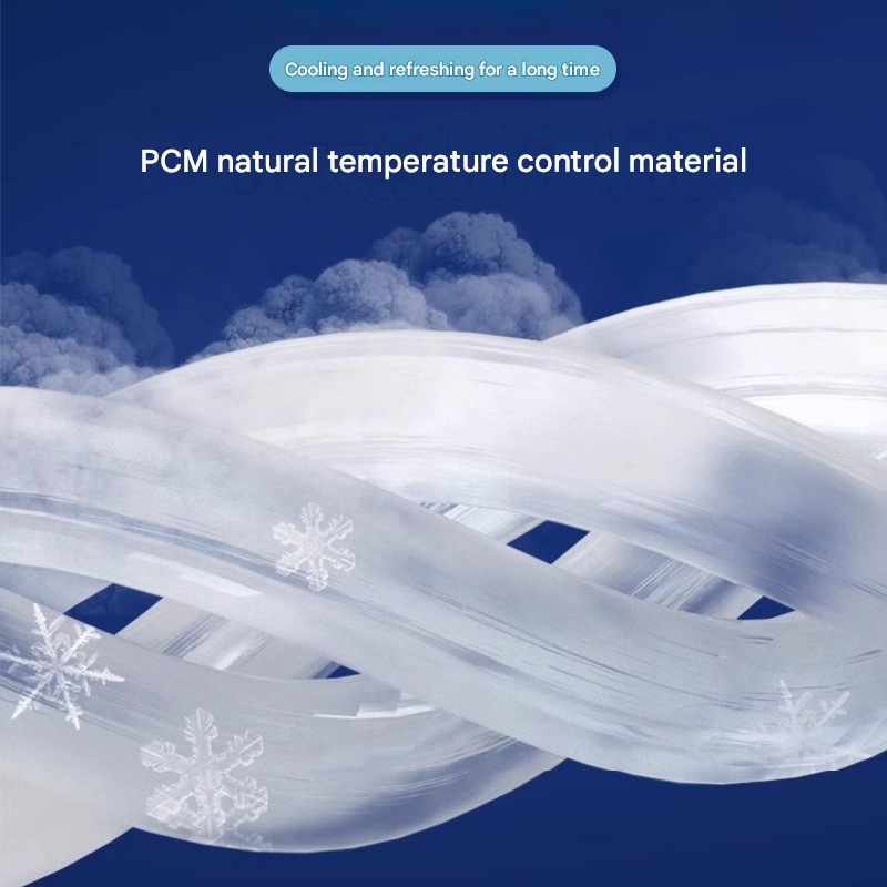 Gradient Blue Instant Cool PCM Neck Ring - 28°C Phase Change Material for Sweat-Free Relief - Ultra-Light 135g Comfort for Sports, Office, and Summer Travel - Image 4