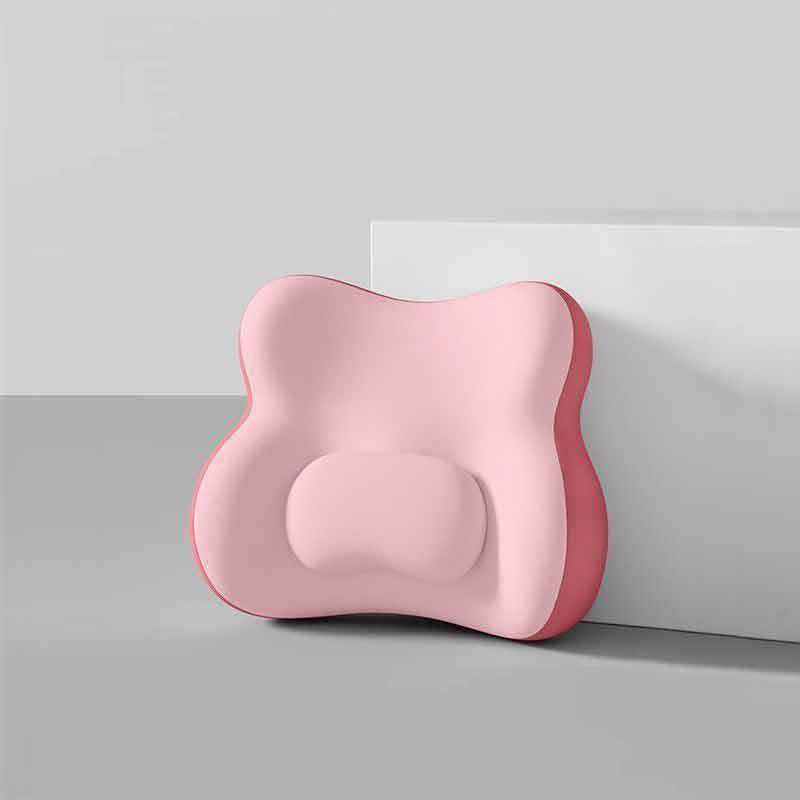 Sakura Pink Ergonomic Memory Foam Lumbar Support Cushion for Office Chair, Adjustable Lower Back Pillow with Dual Side Support, Orthopedic Back Rest for Desk Chair, Car Seat and Home Office - Image 1