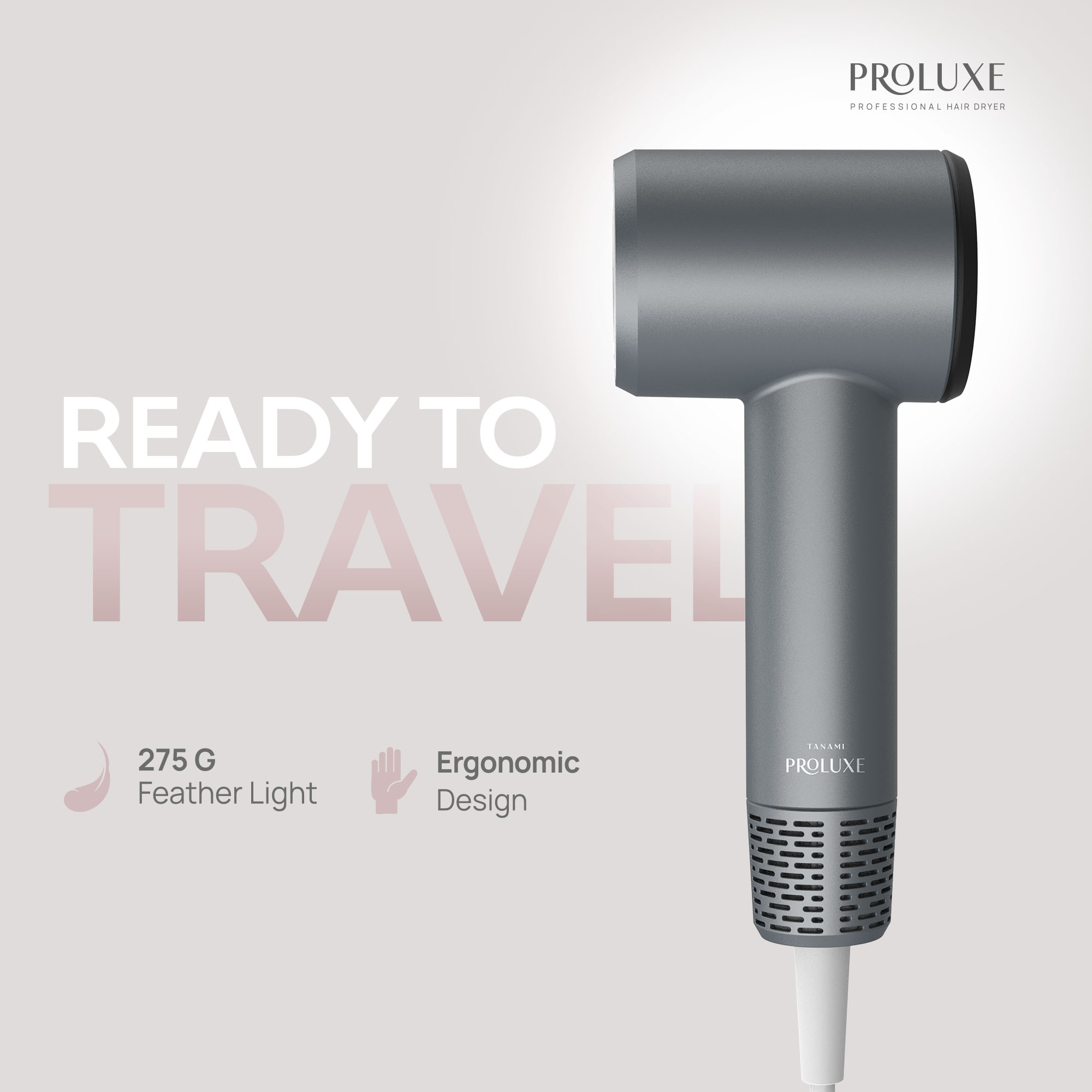 Tanami Proluxe Professional SE Hair Dryer with SmartTemp Technology - Image 6