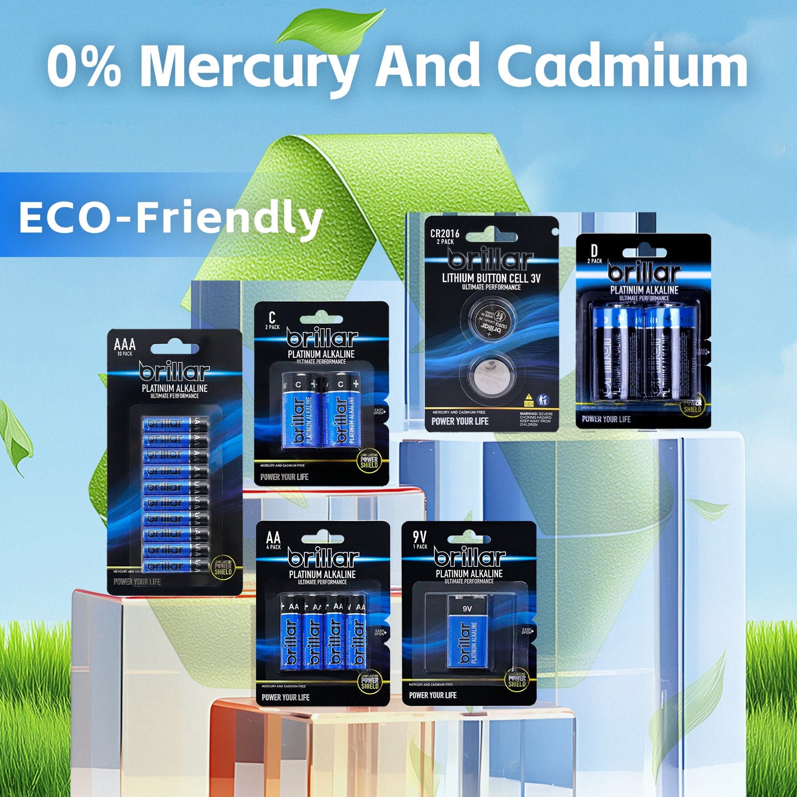 48 Pcs Brillar AA Platinum Alkaline Batteries - Image 5